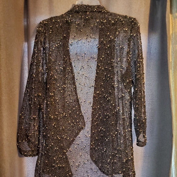 Drape front cardigan - cover up - Picture 2 of 7